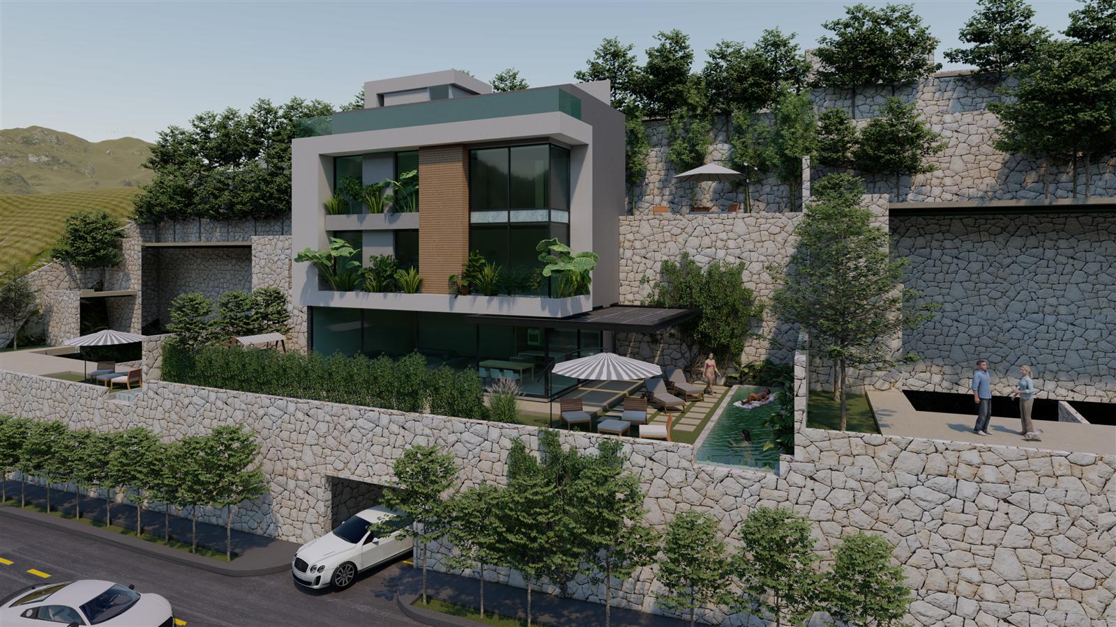 Terrace and outdoor living area